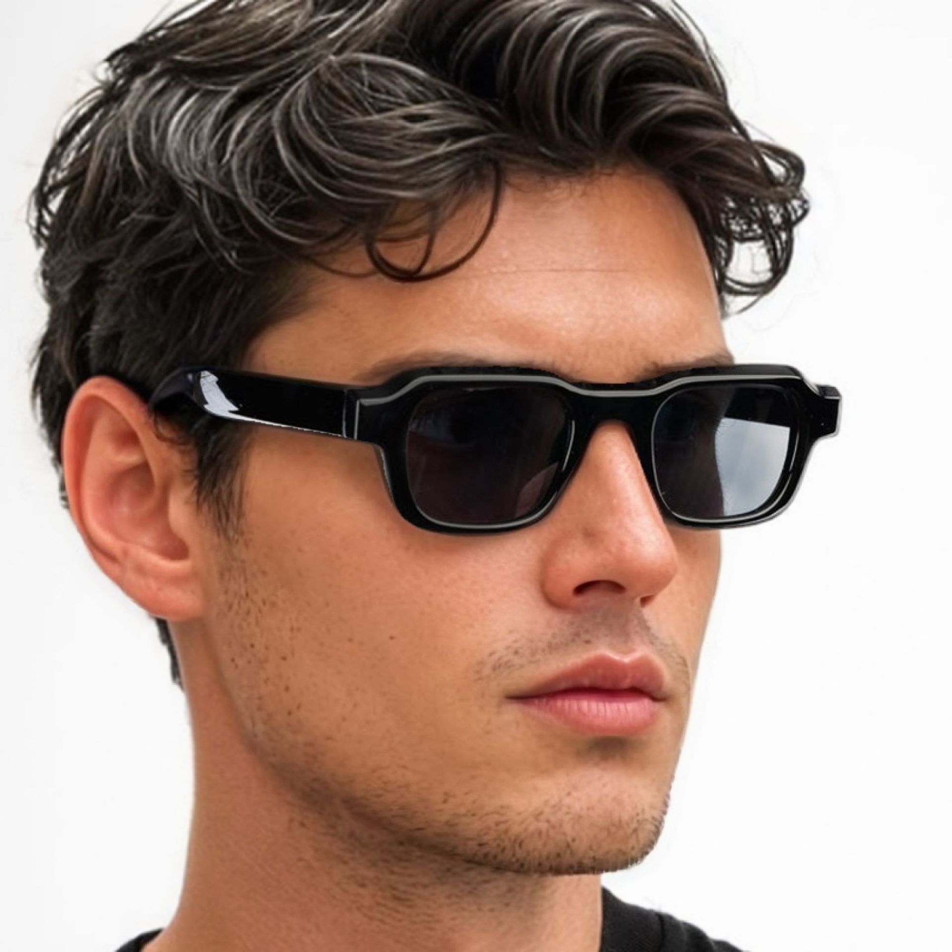 Vintage Fashion Streetwear - Women Vintage Rectangle Frame Sunglasses Fashion