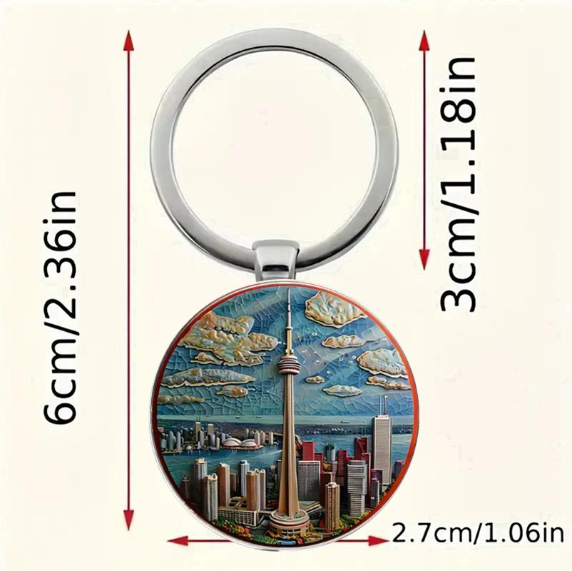 Vintage zinc alloy keychain, C - Vintage Fashion Toronto ulasan dan harga