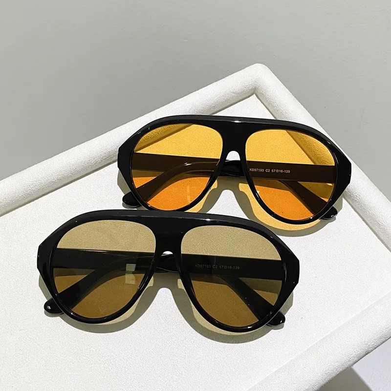 Fashion Oversized Pilot Sungla - Vintage Fashion Streetwear ulasan dan harga