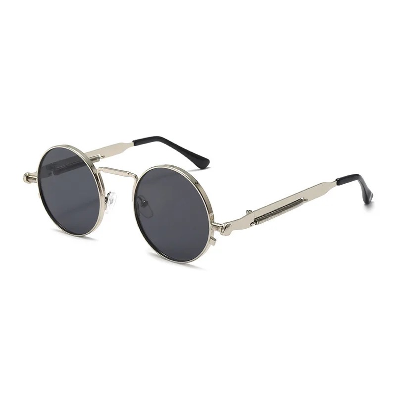 Vintage Metal Frame Round Sung - Vintage Fashion Streetwear ulasan dan harga