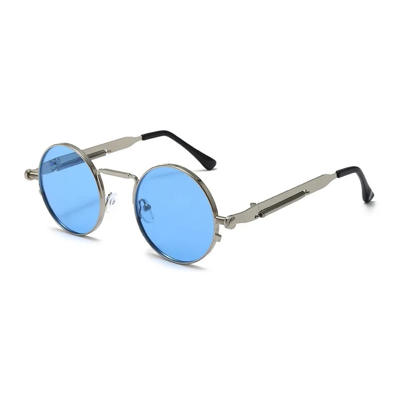 Vintage Metal Frame Round Sung - Vintage Fashion Streetwear ulasan dan harga