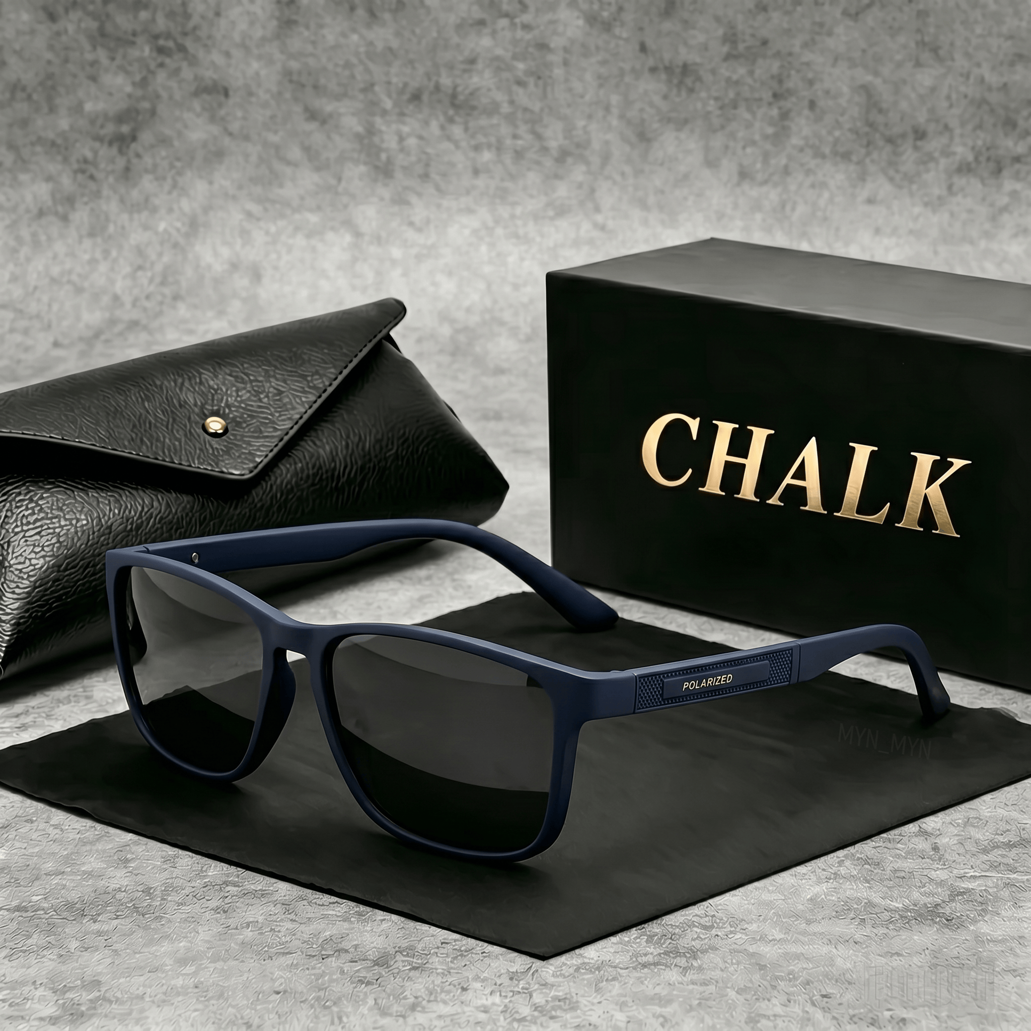 CHALK Polarized Men's Sunglass - Vintage Fashion Runway ulasan dan harga