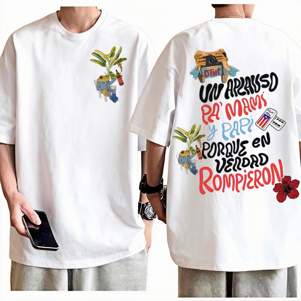 Bad Bunny World Tour T-Shirt M - Vintage Fashion Toys ulasan dan harga