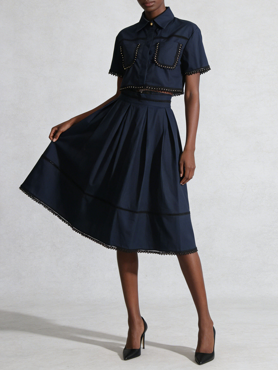VGH Courtly Style Casual Vinta - Vintage Fashion Style Female ulasan dan harga