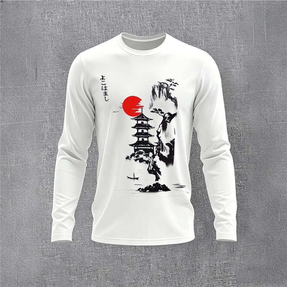 Chinese Style Ink Plum Blossom - Vintage Fashion Streetwear ulasan dan harga