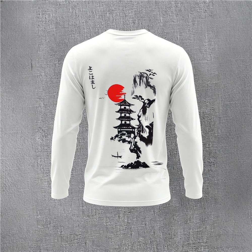 Chinese Style Ink Plum Blossom - Vintage Fashion Streetwear ulasan dan harga