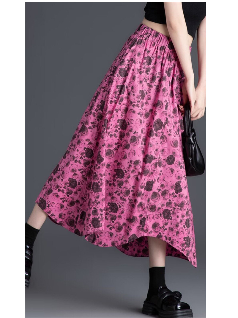 Spring New Rose Skirts Women F - Vintage Y2K ulasan dan harga