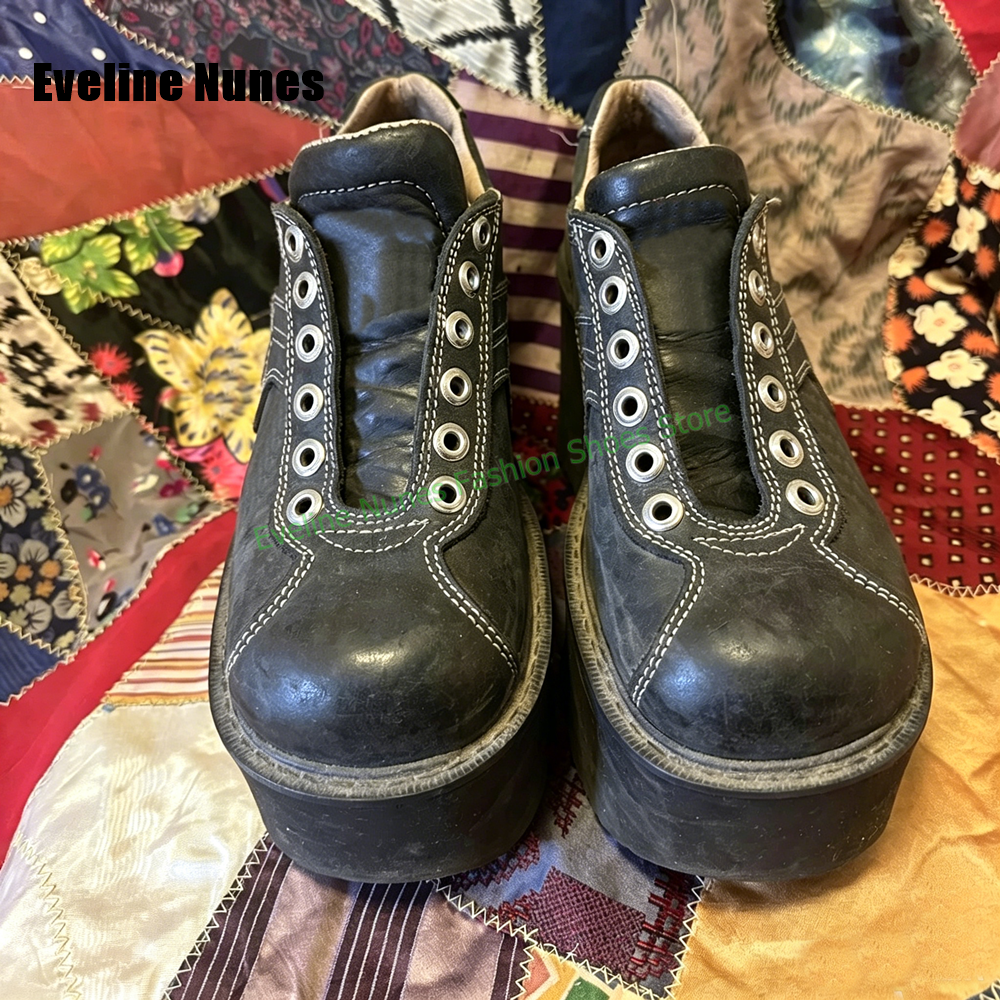 Y2K Platform Wedge Fashion Pum - Vintage Y2K ulasan dan harga