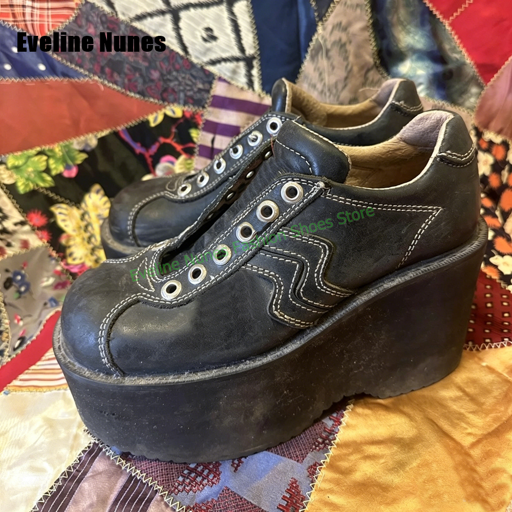Y2K Platform Wedge Fashion Pum - Vintage Y2K ulasan dan harga