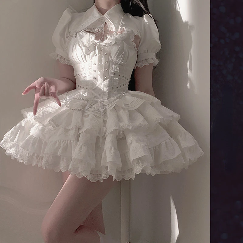 Victorian Gothic Lolita Jsk Dr - Vintage Y2K ulasan dan harga